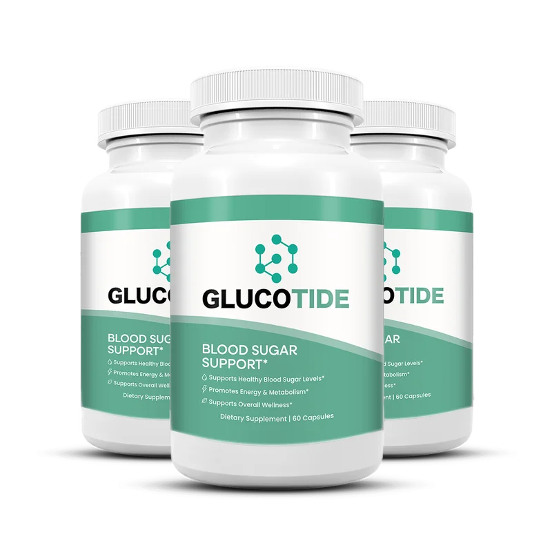 Glucotide Blood Sugar Support — 3 Bottle / 90 Day Pack